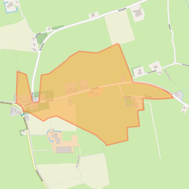 Kaart van postcodegebied 9144CX.