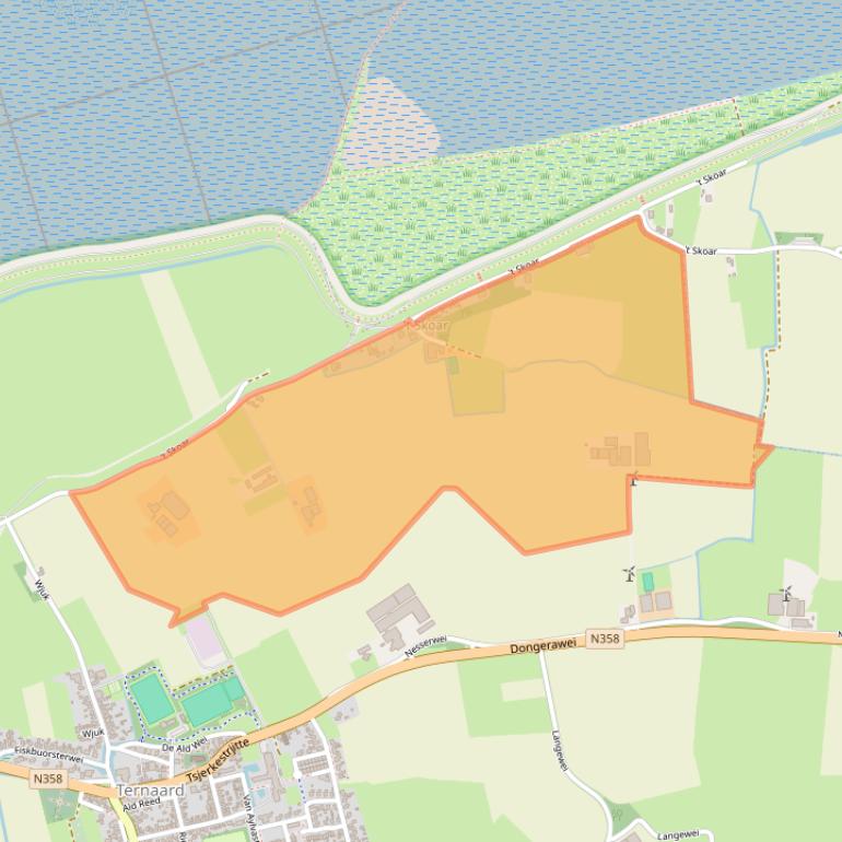 Kaart van postcodegebied 9145CD.