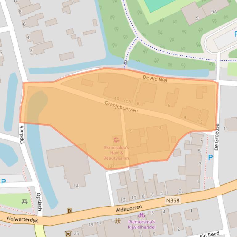 Kaart van postcodegebied 9145RH.