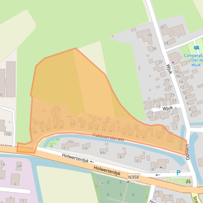 Kaart van postcodegebied 9145RJ.