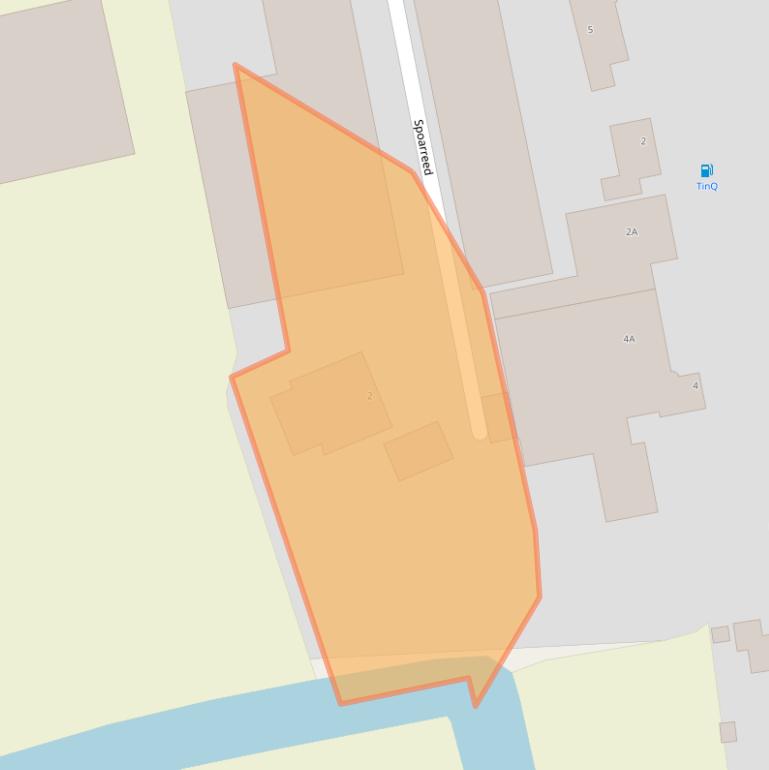 Kaart van postcodegebied 9145RP.