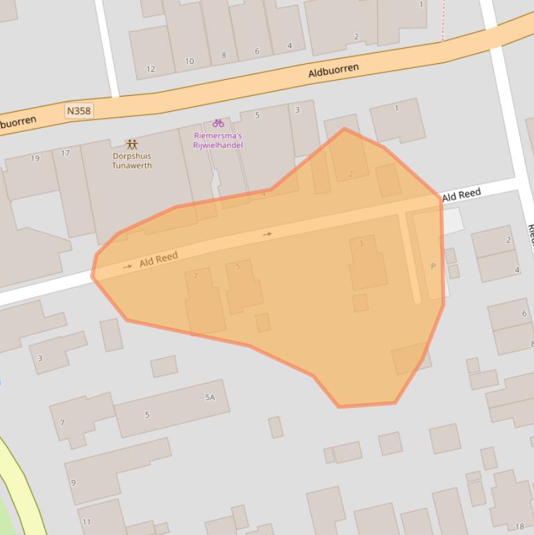 Kaart van postcodegebied 9145SC.