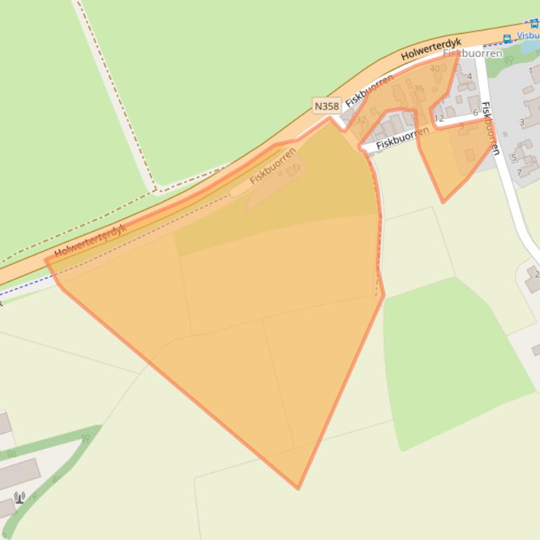 Kaart van postcodegebied 9145SX.