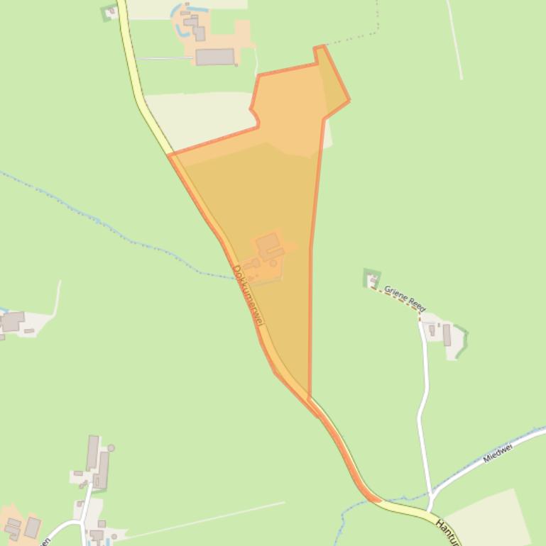 Kaart van postcodegebied 9146CD.