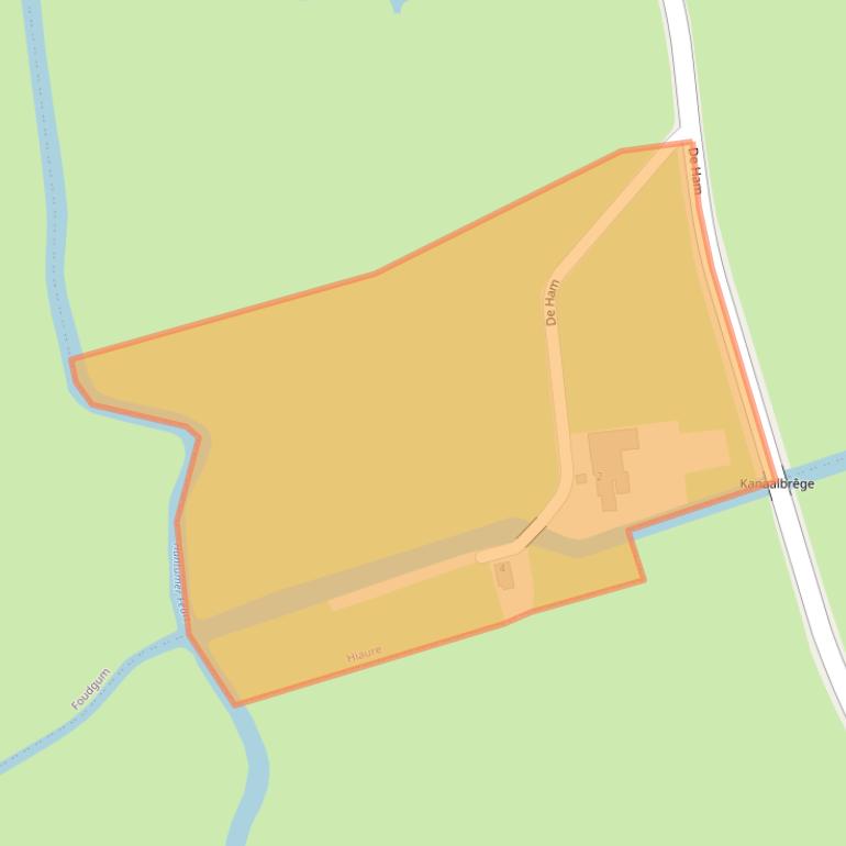 Kaart van postcodegebied 9148BC.