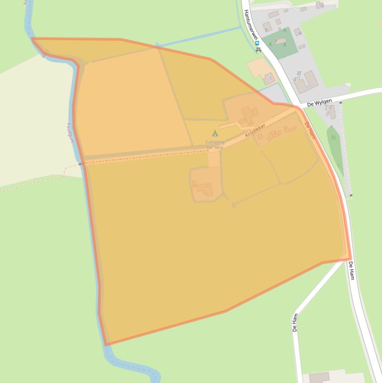 Kaart van postcodegebied 9148BD.