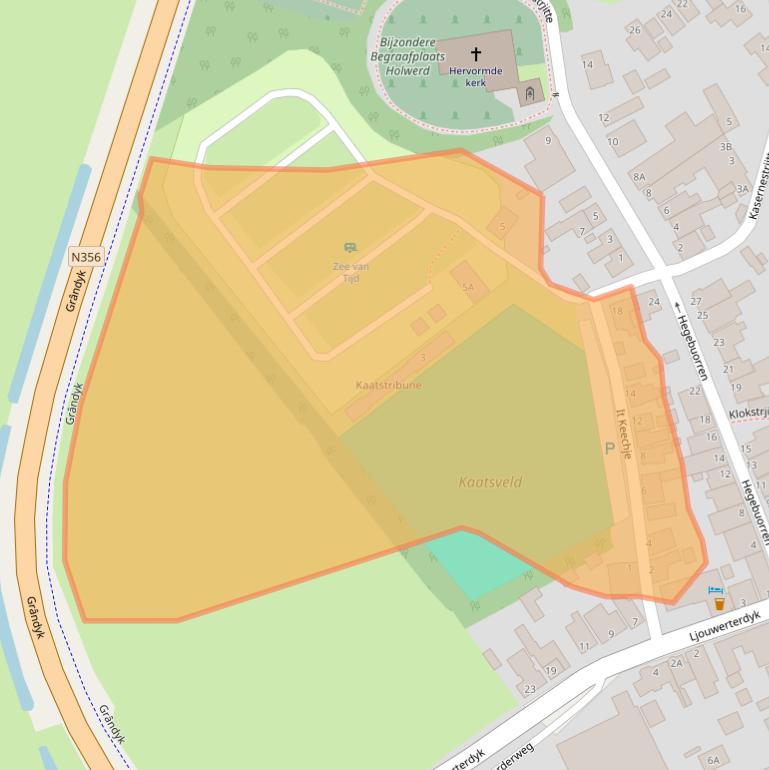 Kaart van postcodegebied 9151HC.