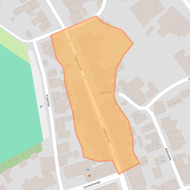 Kaart van postcodegebied 9151HR.