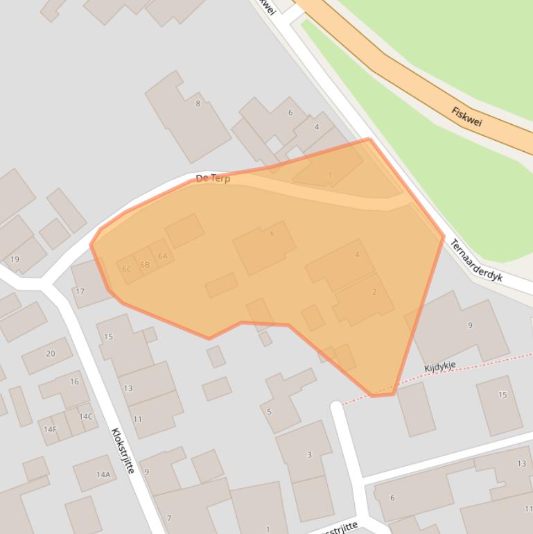 Kaart van postcodegebied 9151HS.