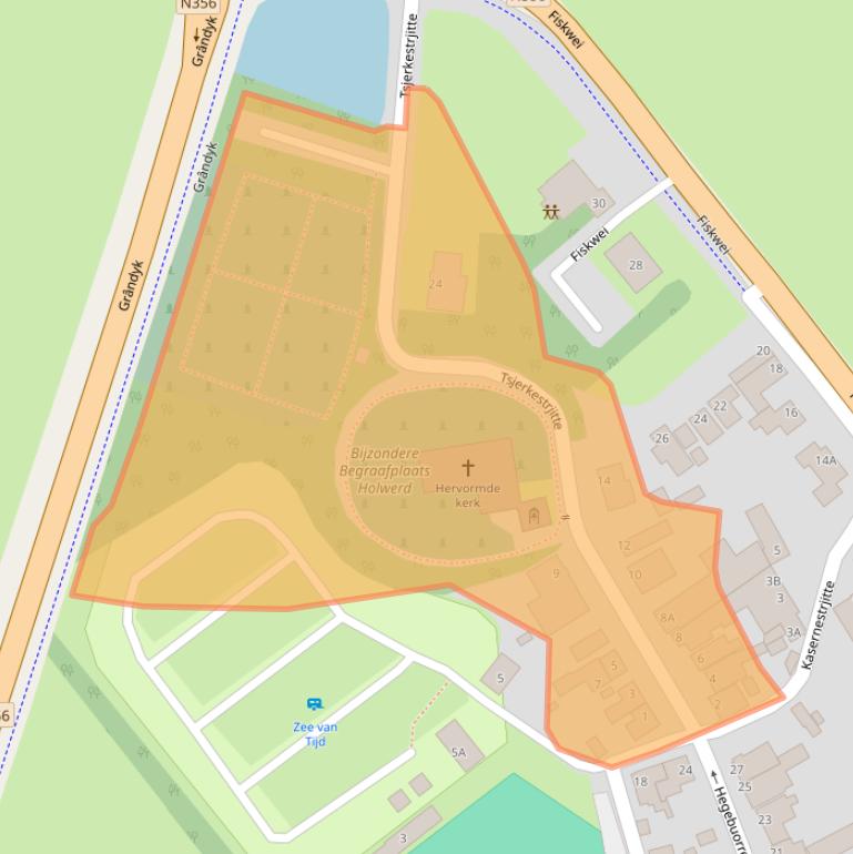 Kaart van postcodegebied 9151HV.