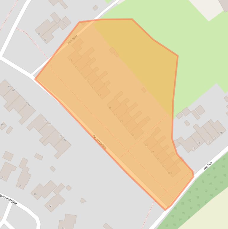 Kaart van postcodegebied 9151KG.
