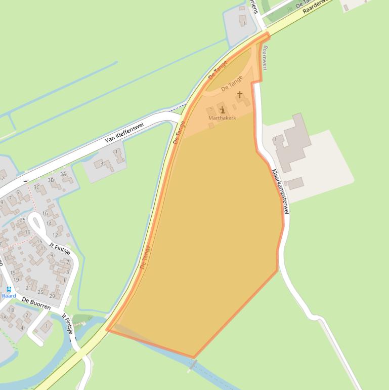 Kaart van postcodegebied 9155AL.