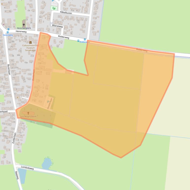 Kaart van postcodegebied 9161AC.