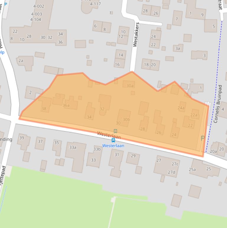 Kaart van postcodegebied 9161AR.