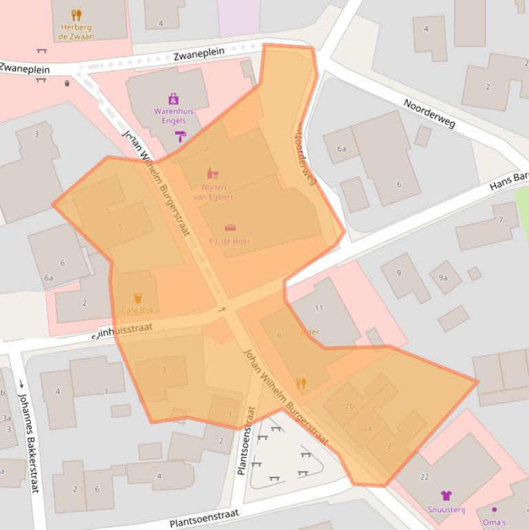 Kaart van postcodegebied 9161BH.