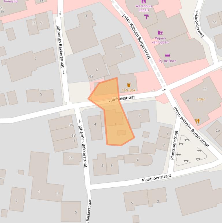 Kaart van postcodegebied 9161BJ.