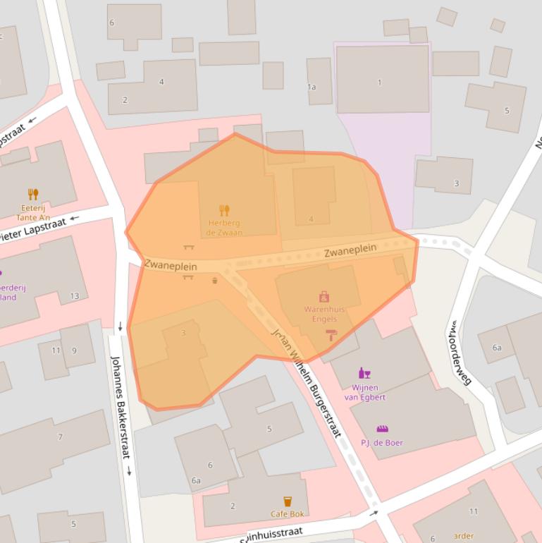 Kaart van postcodegebied 9161BS.