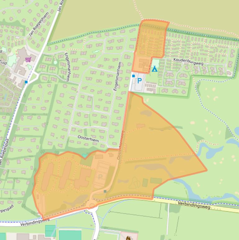 Kaart van postcodegebied 9161CZ.