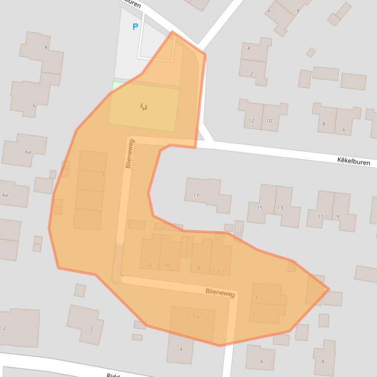 Kaart van postcodegebied 9161DN.