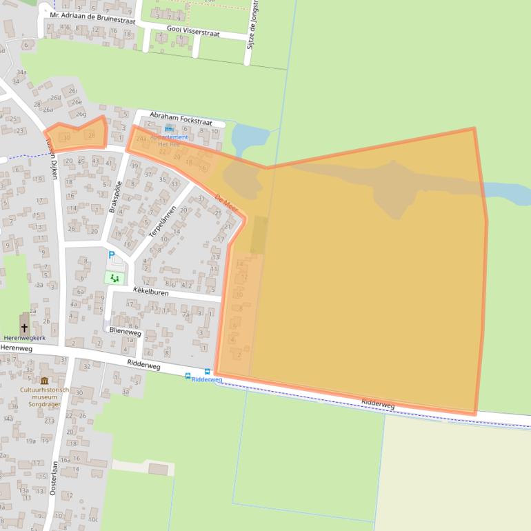 Kaart van postcodegebied 9161DR.