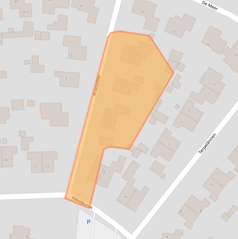 Kaart van postcodegebied 9161DW.