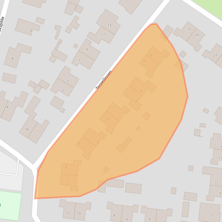 Kaart van postcodegebied 9161DZ.