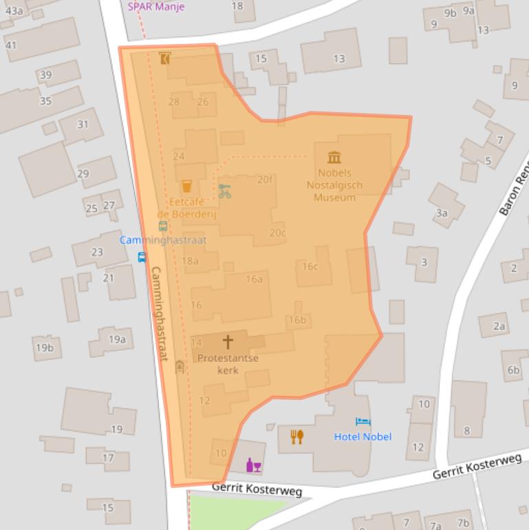 Kaart van postcodegebied 9162EM.