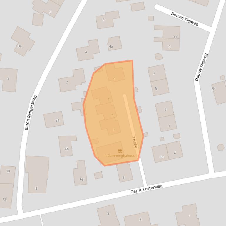 Kaart van postcodegebied 9162GA.