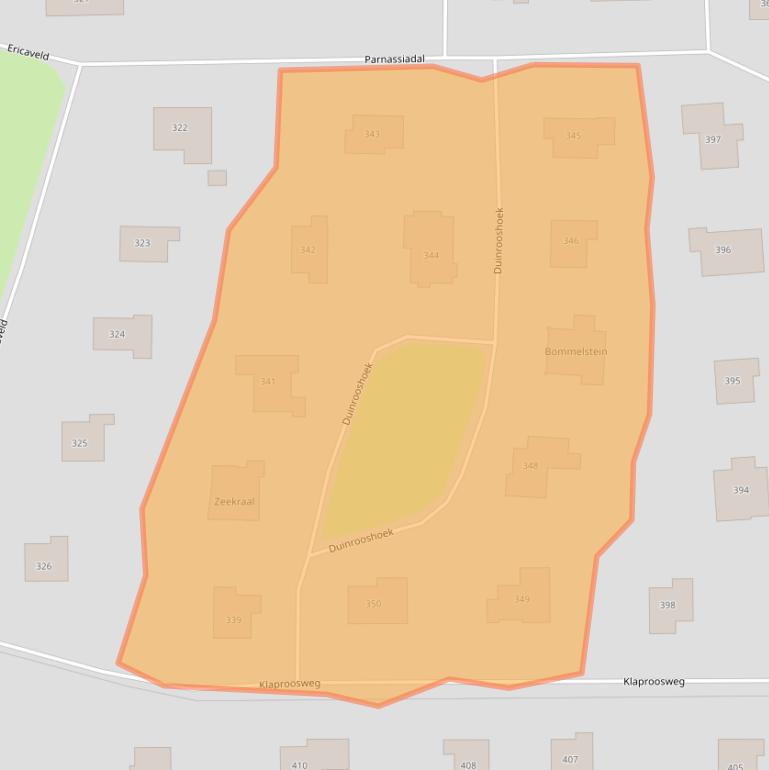 Kaart van postcodegebied 9162SR.