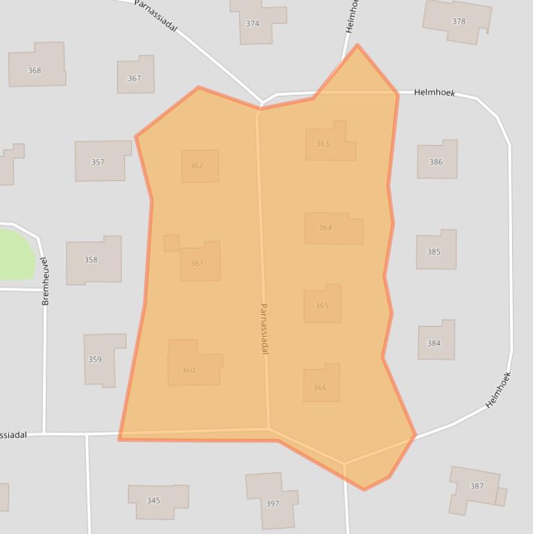 Kaart van postcodegebied 9162SV.