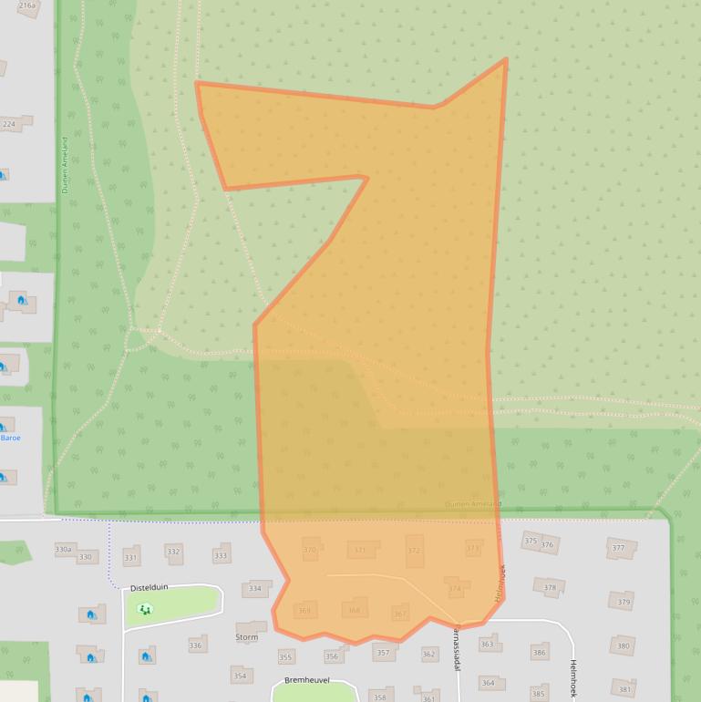 Kaart van postcodegebied 9162SW.