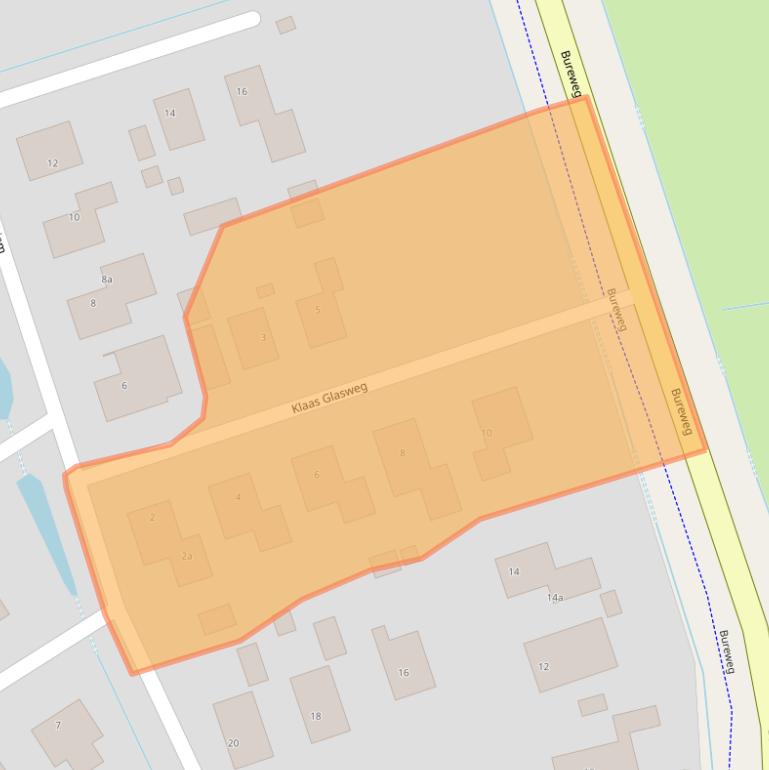 Kaart van postcodegebied 9163EE.