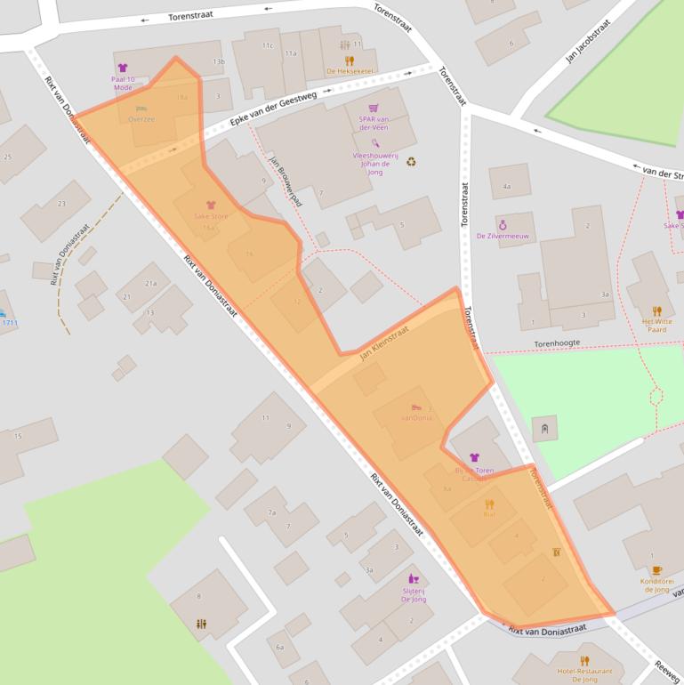 Kaart van postcodegebied 9163GR.