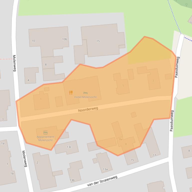 Kaart van postcodegebied 9163HR.