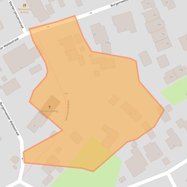 Kaart van postcodegebied 9163JD.