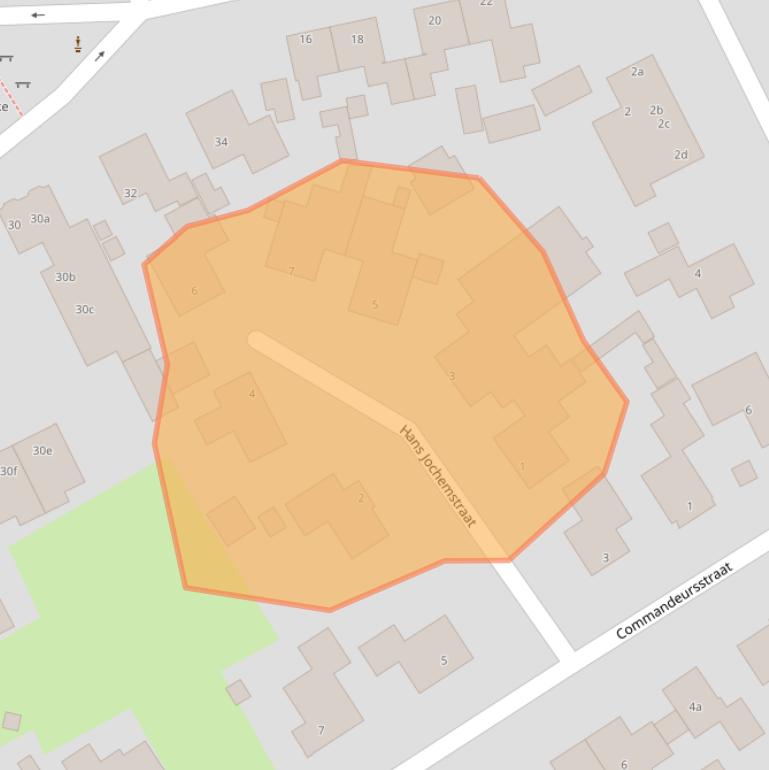 Kaart van postcodegebied 9163JJ.