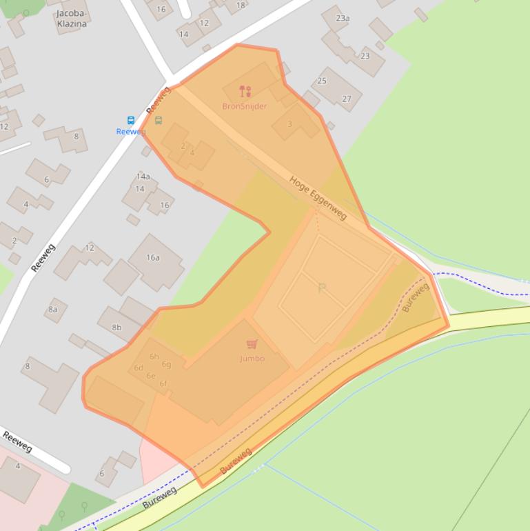 Kaart van postcodegebied 9163JP.