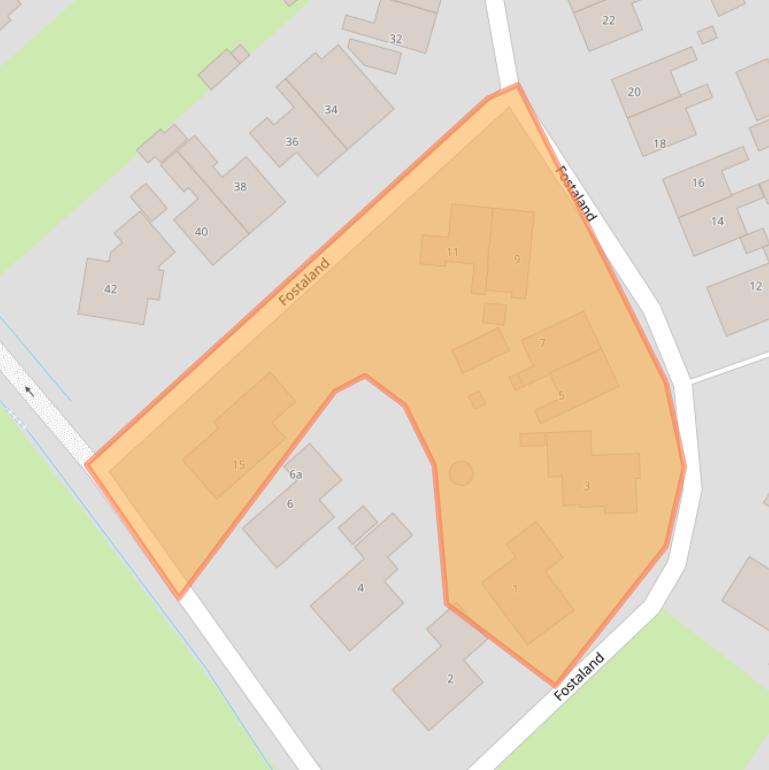 Kaart van postcodegebied 9163JX.