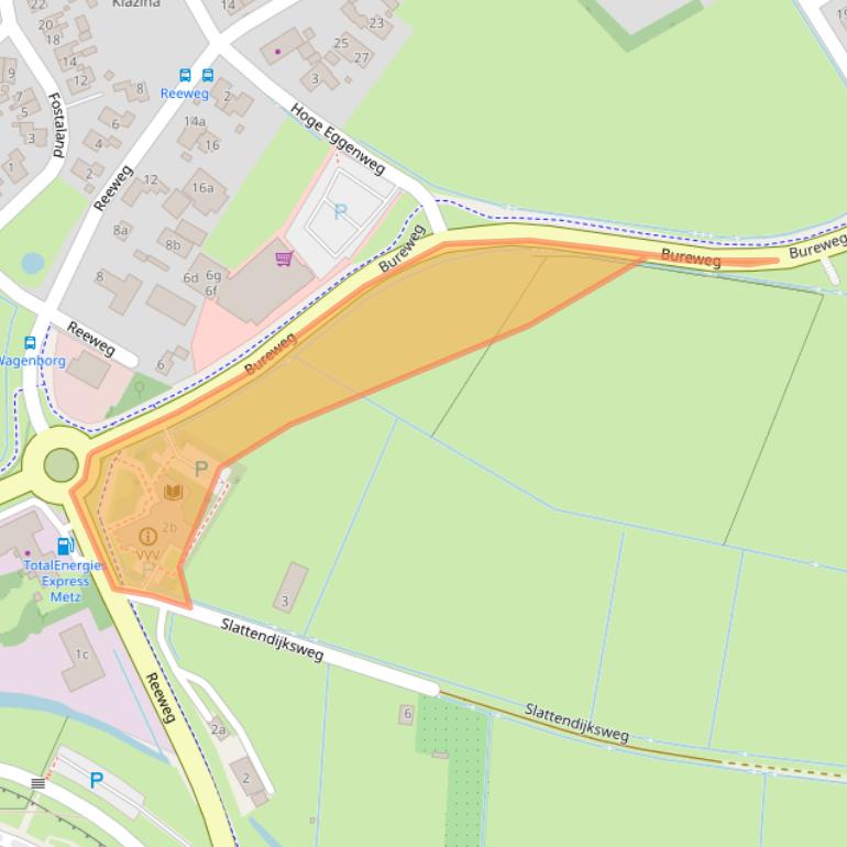 Kaart van postcodegebied 9163KE.