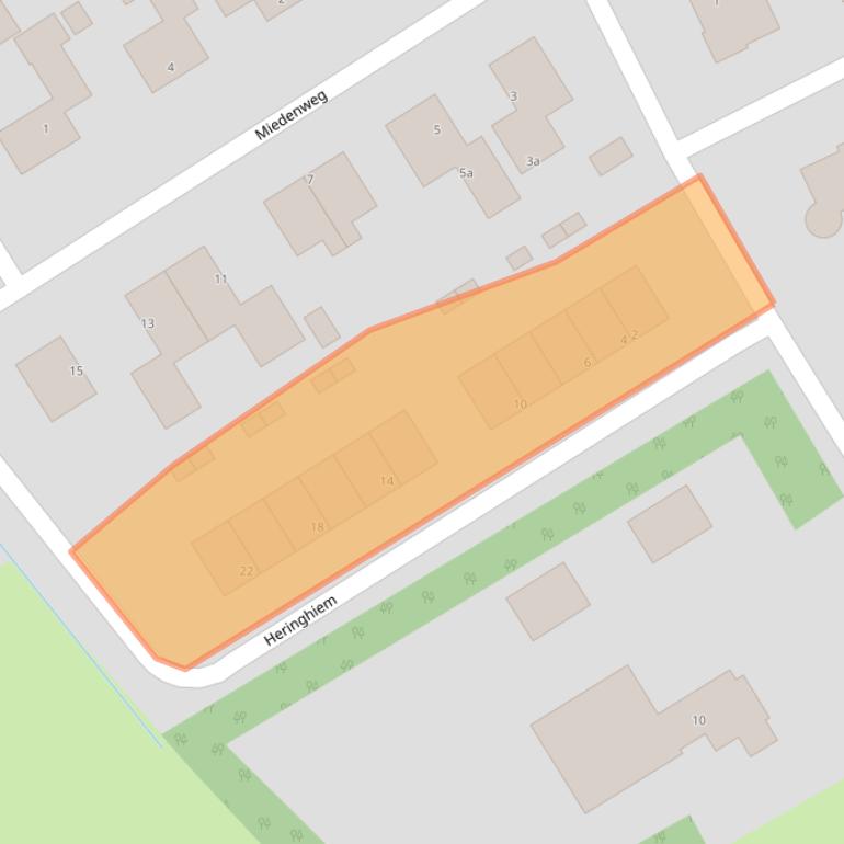 Kaart van postcodegebied 9163KR.