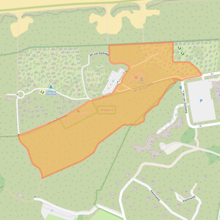 Kaart van postcodegebied 9163PB.