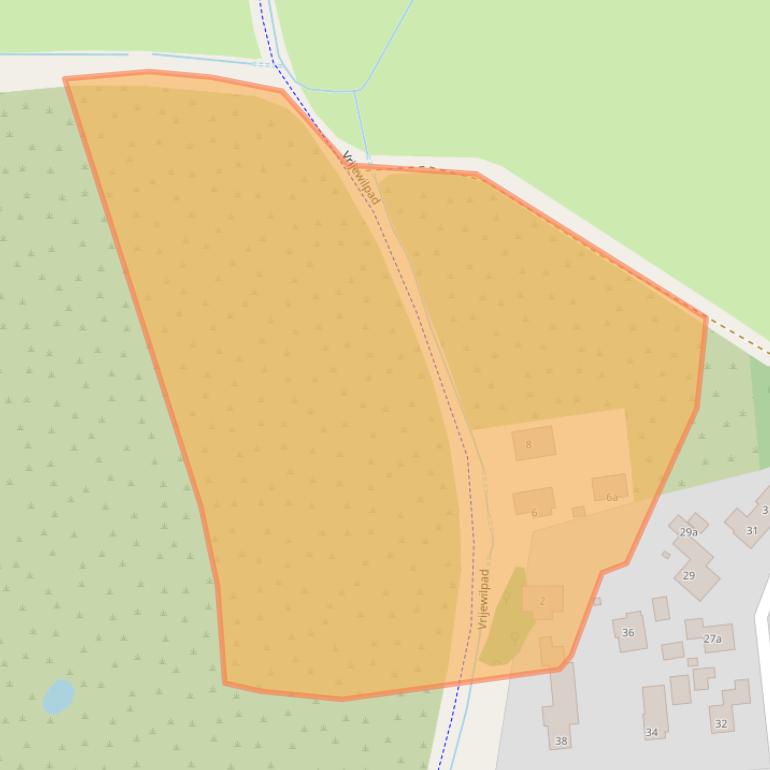 Kaart van postcodegebied 9164LK.