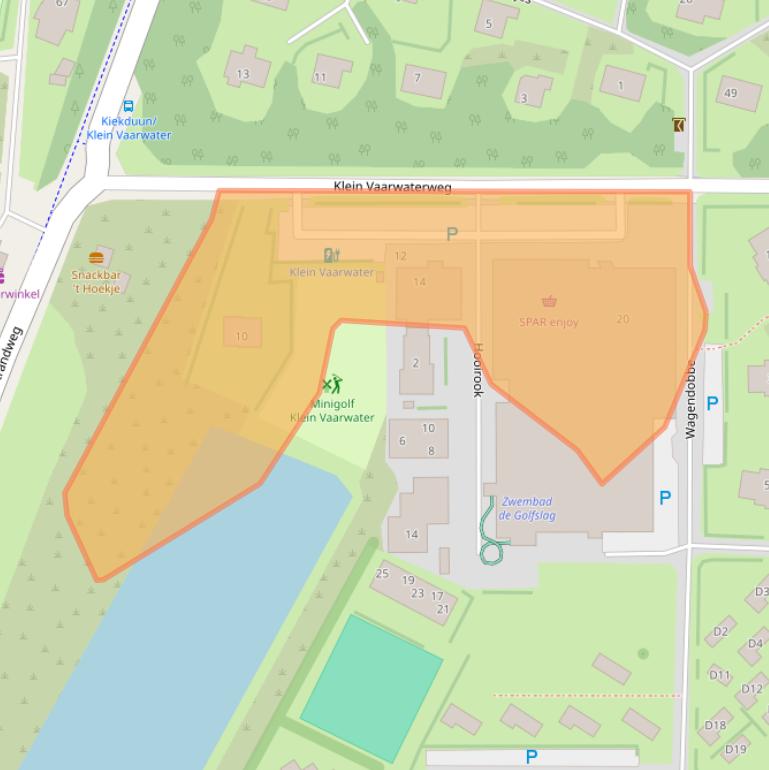 Kaart van postcodegebied 9164MA.