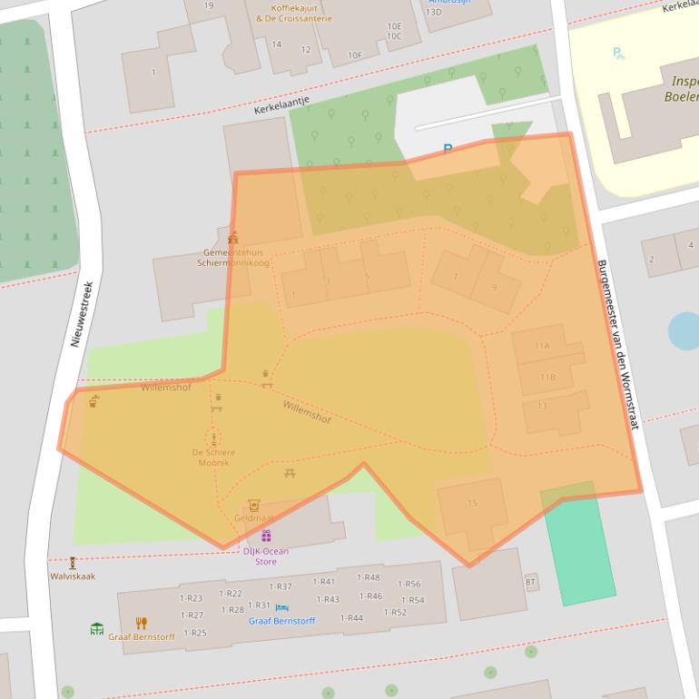 Kaart van postcodegebied 9166LZ.