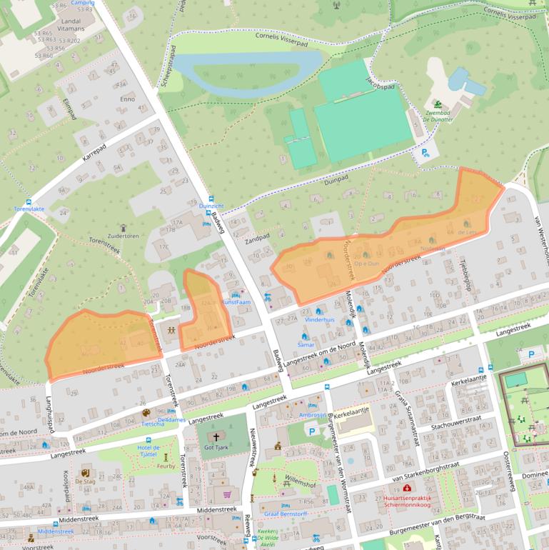 Kaart van postcodegebied 9166NR.