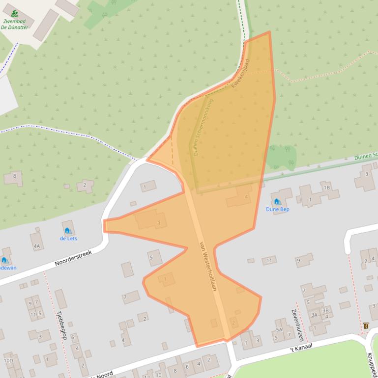 Kaart van postcodegebied 9166PB.