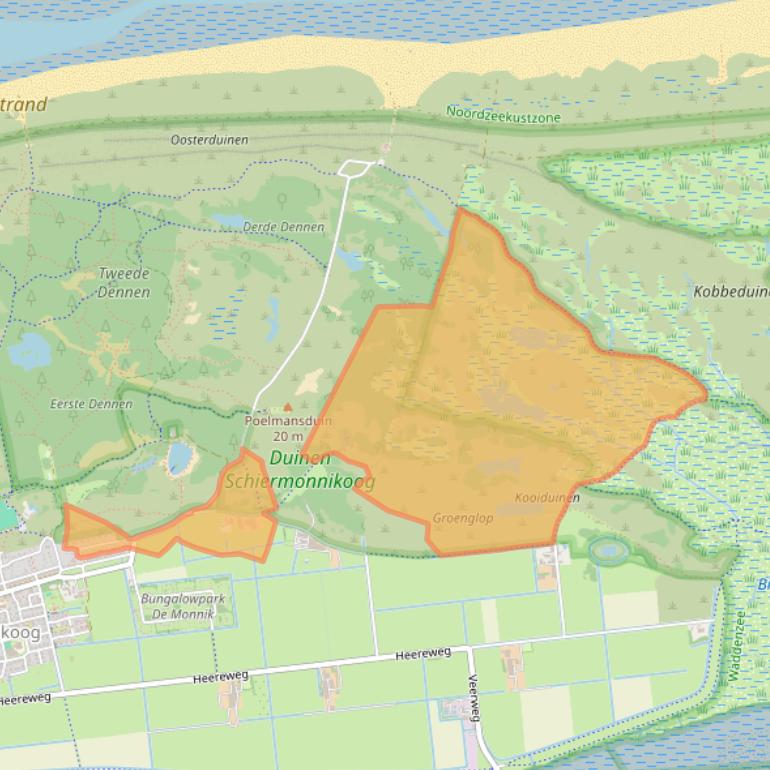 Kaart van postcodegebied 9166PD.