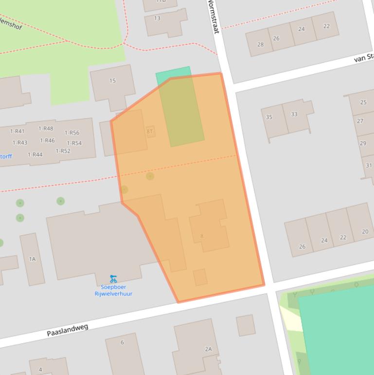 Kaart van postcodegebied 9166PR.