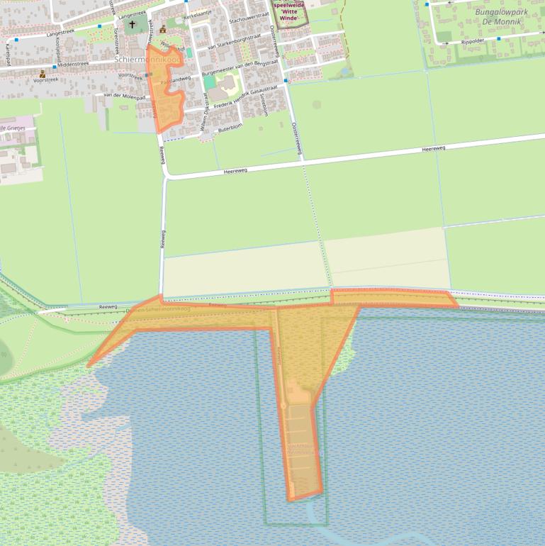 Kaart van postcodegebied 9166PW.