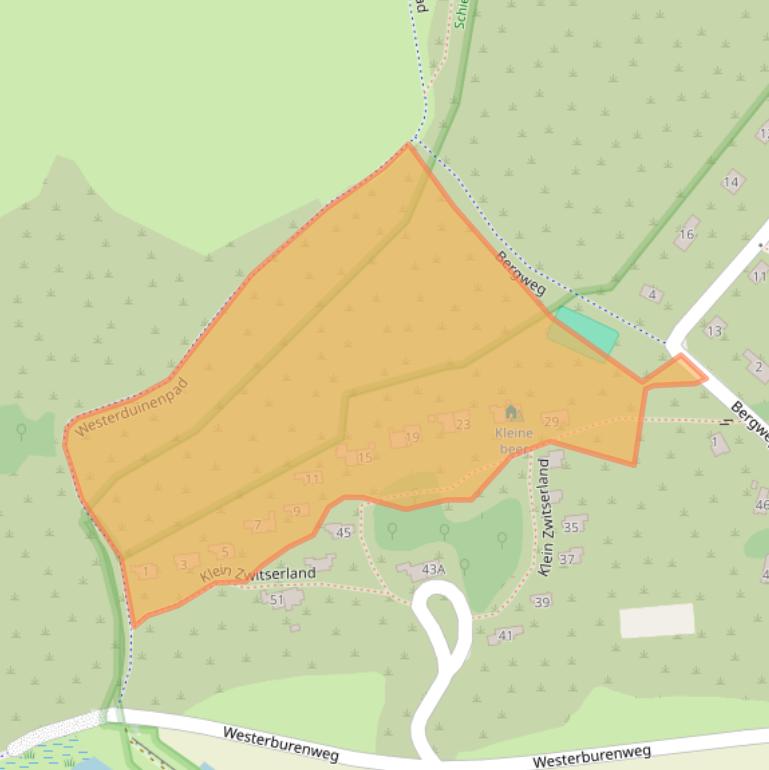 Kaart van postcodegebied 9166RE.